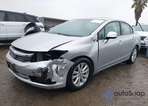 2012 Honda Civic Ex z USA, uszkodzony, nr VIN 2HGFB2F85CH608837